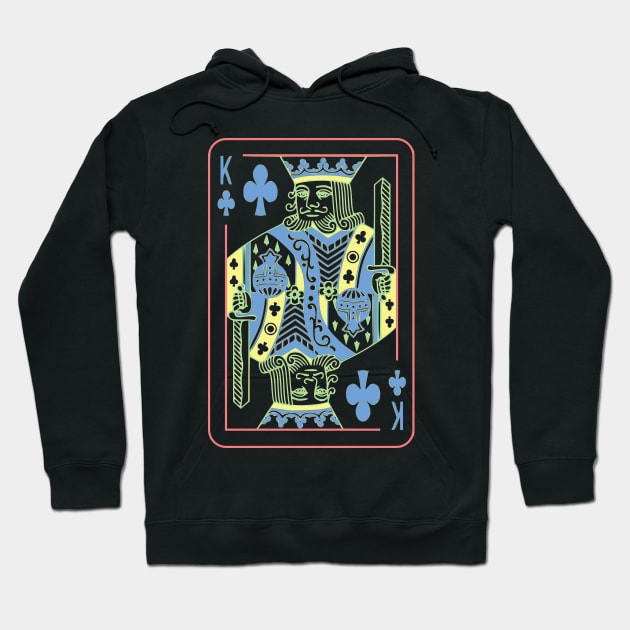 King of Clubs Night Mode Hoodie by inotyler